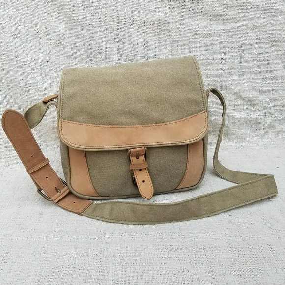 ll bean field canvas messenger bag